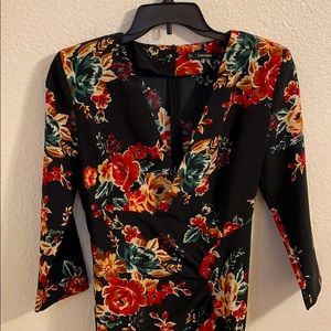 ZARA BASIC Floral Dress